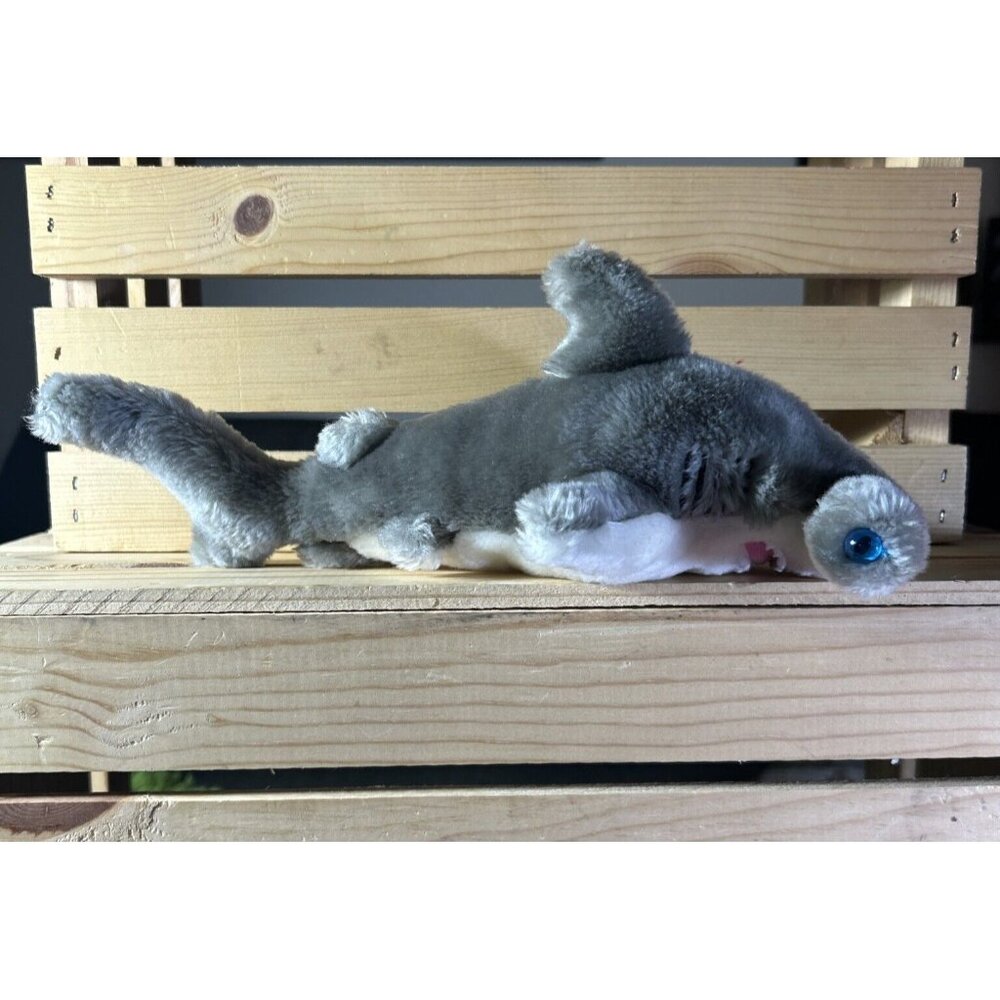 Newport Aquarium Souvenir Hammerhead Shark Plush 10" L Gray Stuffed animal Toy